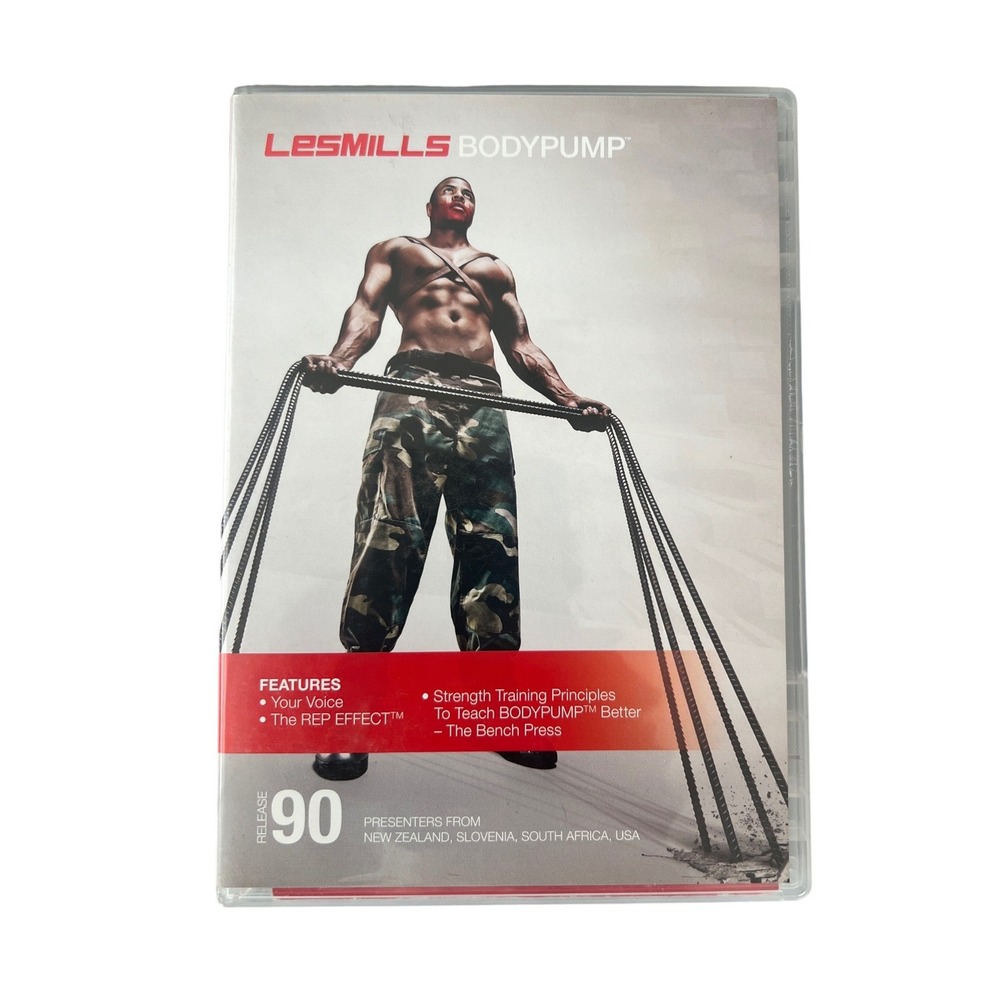 Les Mills BodyPump 90 DVD CD Choreography Booklet Fitness Workout Set